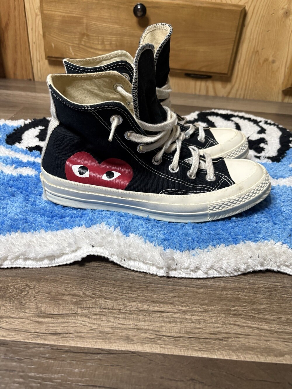 Converse Comme Des Garçons PLAY x Chuck 70 High Black